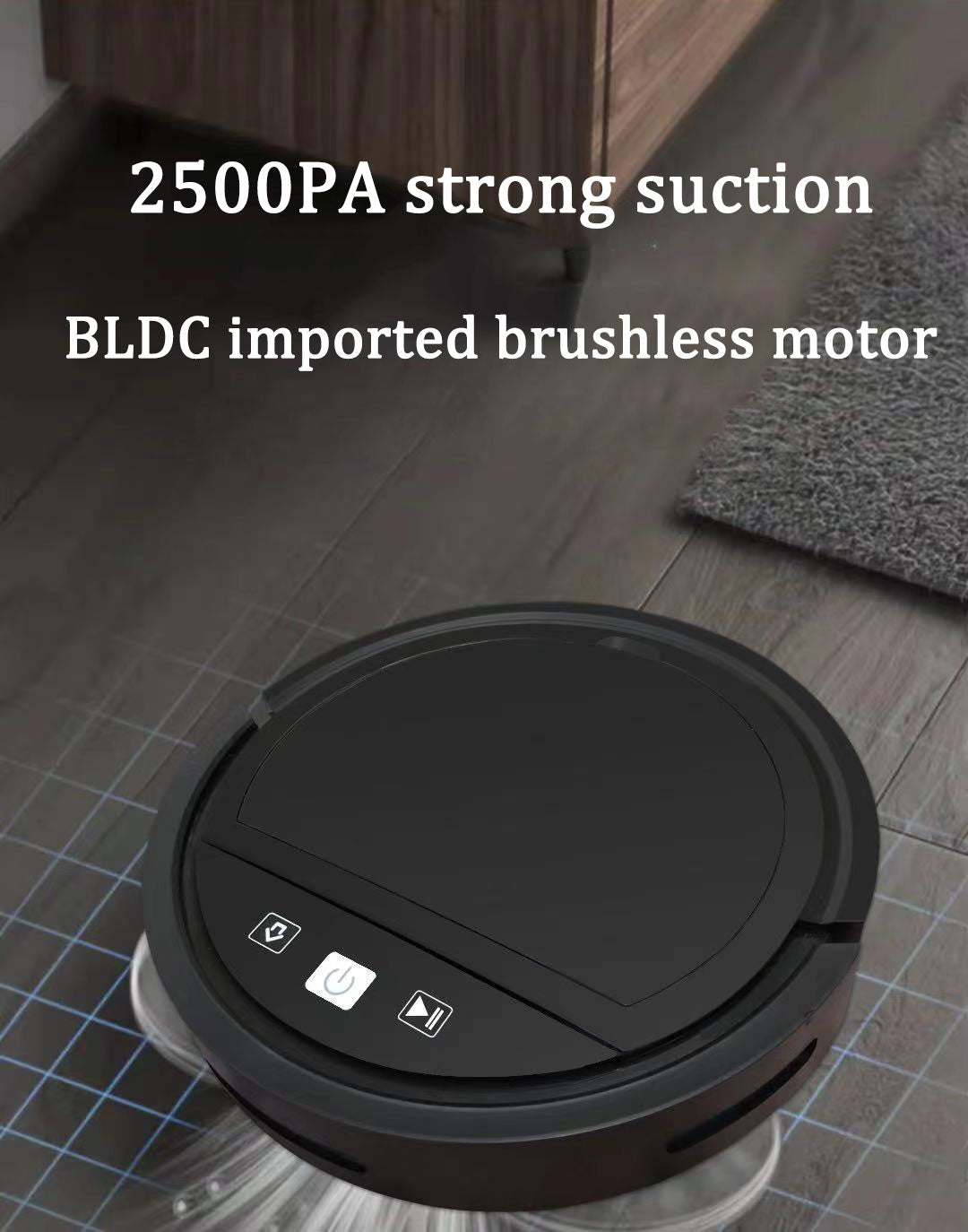 Robot Vacuum Cleaner 2500PA Smart Remote Control Wireless AutoRecharge Floor Sweeping Cleaning appliance Vacuum Cleaner For Home 0 DailyAlertDeals