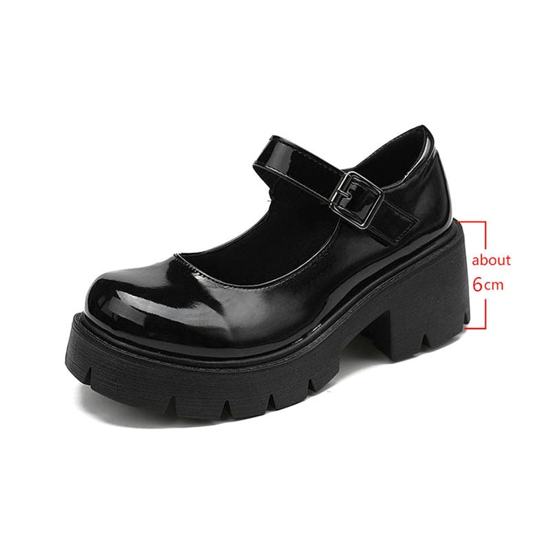Women heels Shoes mary janes Pumps platform Lolita shoes on heels Women's Japanese Style Vintage Girls High Heel shoes for women 0 DailyAlertDeals