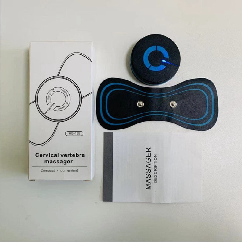 1Pcs Neck Massager Gel Pads Electric Neck Cervical Massager Body Massager Neck Massage Instrument Massager for Body Health Care Neck Massager DailyAlertDeals Default Title