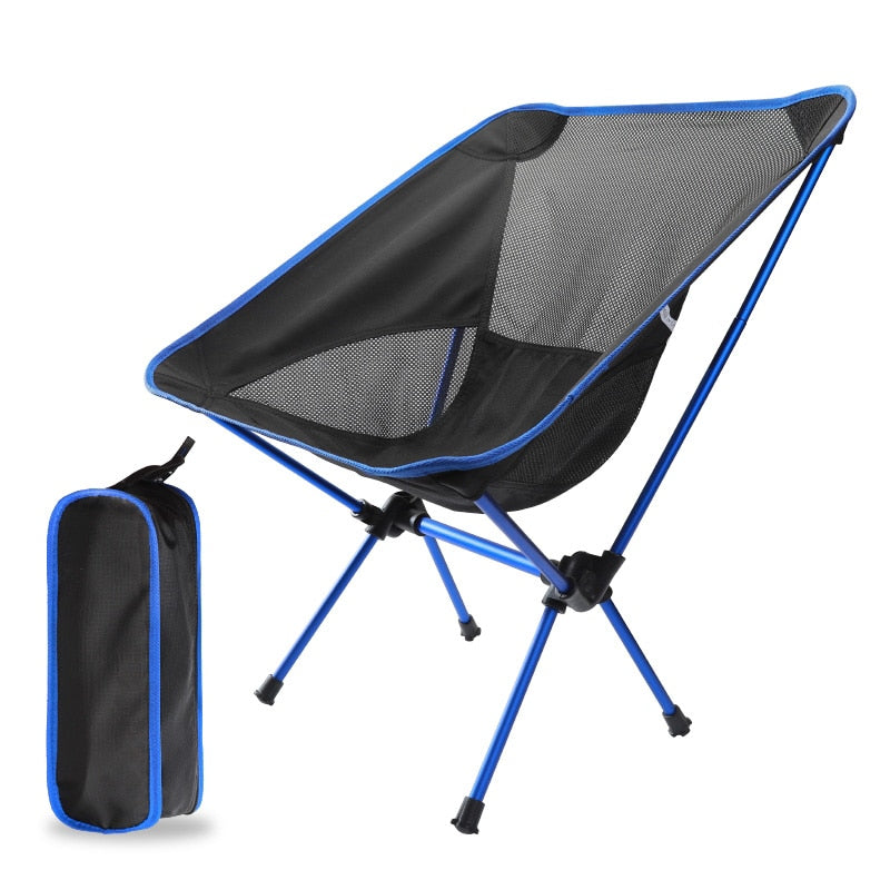 Detachable Portable Folding Moon Chair Outdoor Camping Chairs Beach Fishing Chair Ultralight Travel Hiking Picnic Seat Tools 0 DailyAlertDeals