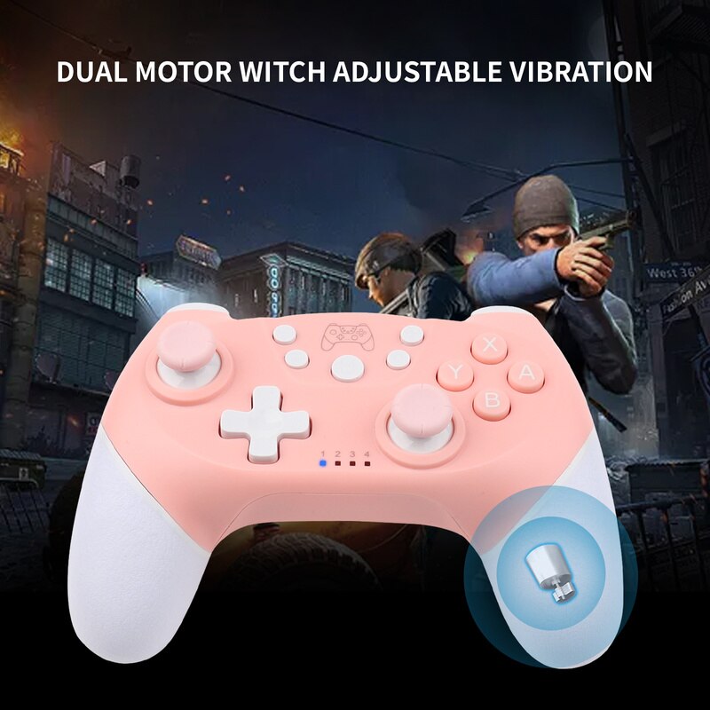 BT Wireless Game Controller for Switch Pro Lite Oled Gamepad Joystick for PC Game Controller with Programmable Wake up Function BT Wireless Game Controller for Switch Pro DailyAlertDeals