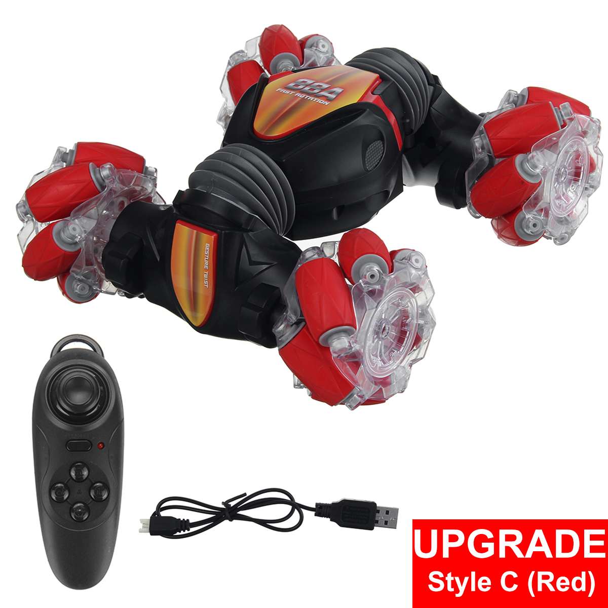 RC Car 4WD Radio Control Stunt Car Gesture Induction Twisting Off-Road Vehicle Drift RC Toys With Light & Music RC Car Toys for children DailyAlertDeals