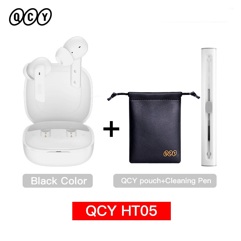 TWS Wireless Bluetooth Earphones handset Earbuds with Noise Cancelling Wireless Bluetooth 5.2 Headphones 6 Mic ENC HD Call TWS Earphones Wireless Bluetooth handset DailyAlertDeals White with Pouch Pen USA