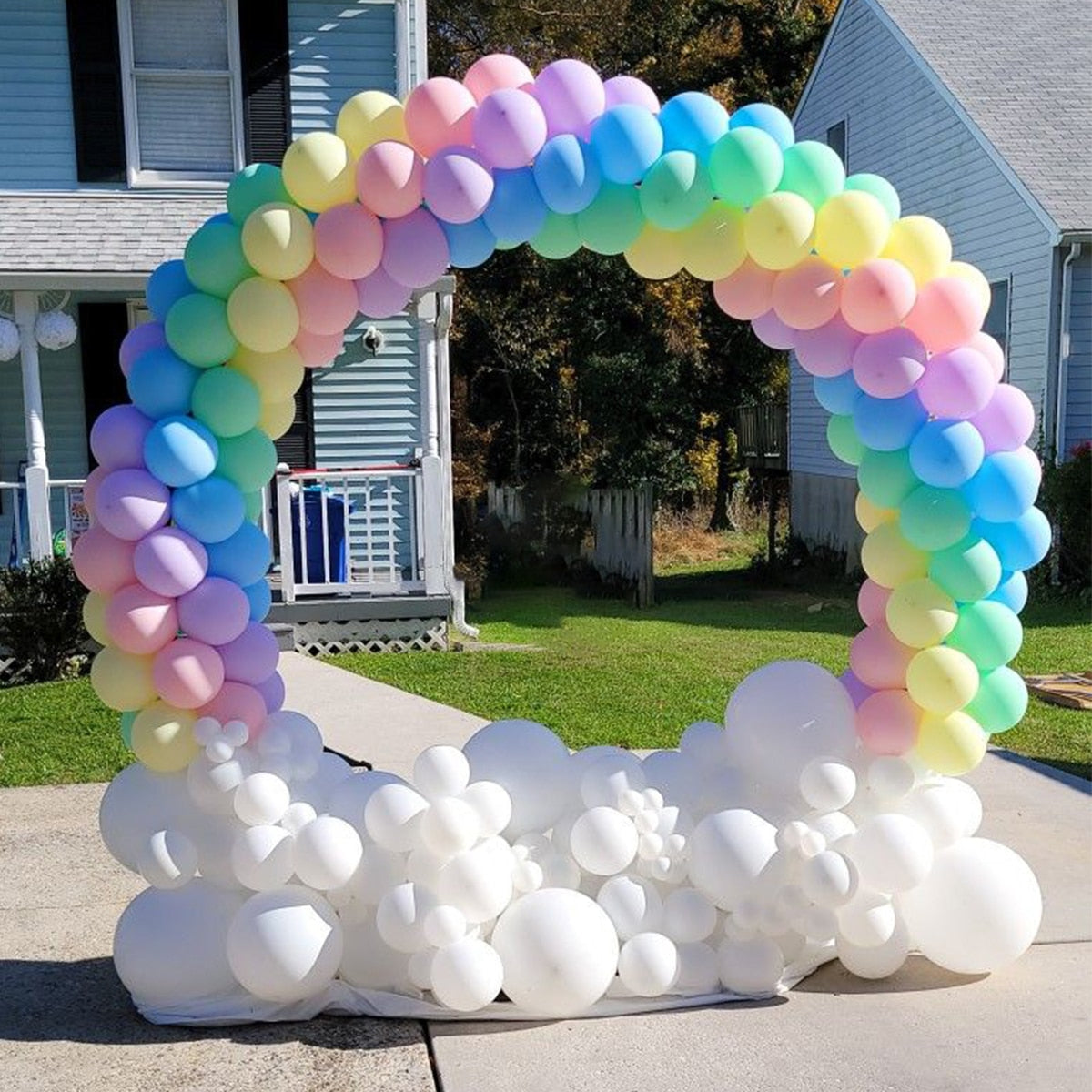 Round Balloon Arch Kit Holder Bow of Balloon Circle Wreath Balloon Stand Support Wedding Birthday Party Decor Baby Shower 0 DailyAlertDeals