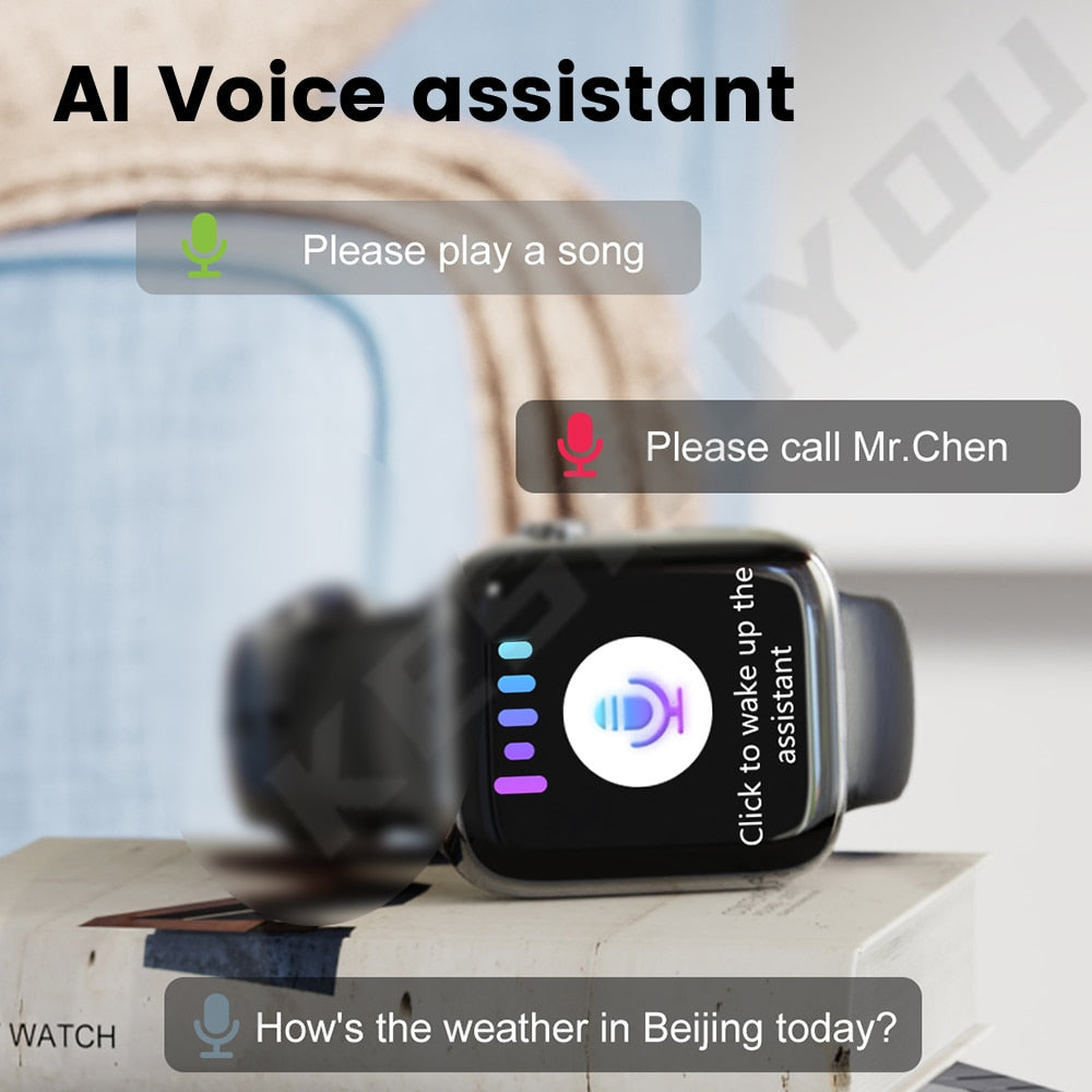 Watch 8 Max Smart Watch Men Answer Call 1.85 NFC Wireless Charging Sport Tracker Women Smartwatch Gift For Apple Phone PK IWO 27 smart watch DailyAlertDeals