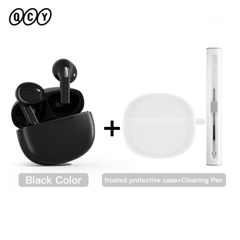 TWS Wireless Earphones Bluetooth 5.3 Earbuds 68ms Low Latency 13mm Driver HIFI Headphones 4 Mics+ENC HD Call Headsets TWS Wireless Earphones DailyAlertDeals T20 Black Type 5 China