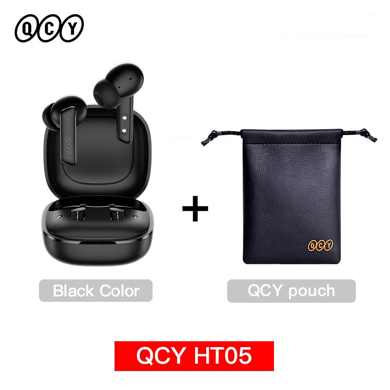 TWS Wireless Bluetooth Earphones handset Earbuds with Noise Cancelling Wireless Bluetooth 5.2 Headphones 6 Mic ENC HD Call TWS Earphones Wireless Bluetooth handset DailyAlertDeals Black with Pouch USA