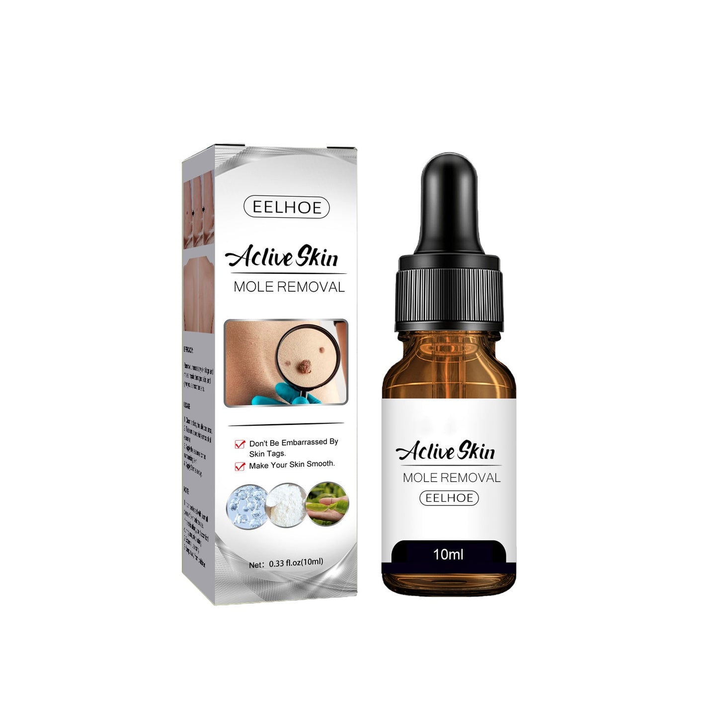 Mole Wart Serum Organic Tags Solutions No Trace Painle Skin Remover Removal Cream Painless Face Freckle Beauty 0 DailyAlertDeals Default Title