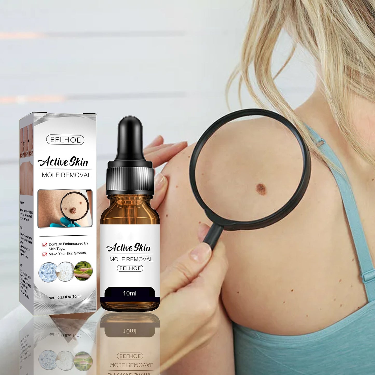 Mole Wart Serum Organic Tags Solutions No Trace Painle Skin Remover Removal Cream Painless Face Freckle Beauty 0 DailyAlertDeals