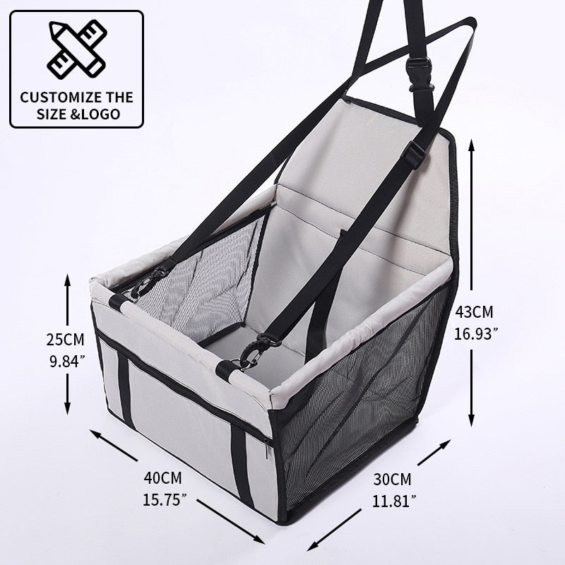 CAWAYI KENNEL Travel Dog Car Seat Cover Folding Hammock Pet Carriers 0 DailyAlertDeals