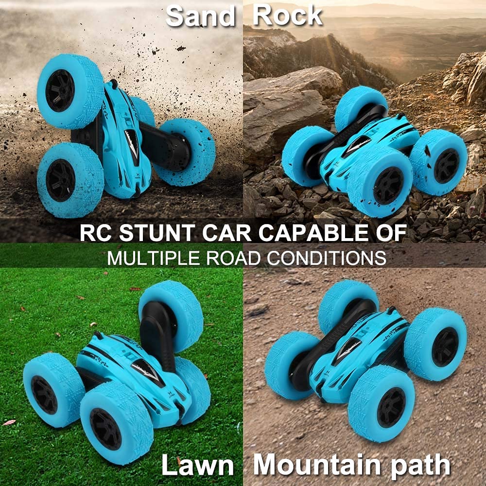 4WD RC Car 2.4G Radio Remote Control Car 1:24 Double Side RC Stunt Cars 360° Reversal Vehicle Model Toys For Children Boy RC Stunt Cars 360° Reversal Vehicle Model Toys For Children Boy DailyAlertDeals