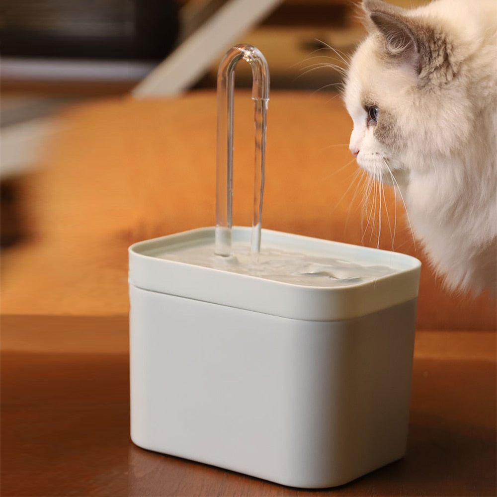 Cat Water Fountain Auto Filter USB Electric Mute Cat Drinker Bowl 1.5L Recirculate Filtring Drinker for Cats Pet Water Dispenser 0 DailyAlertDeals