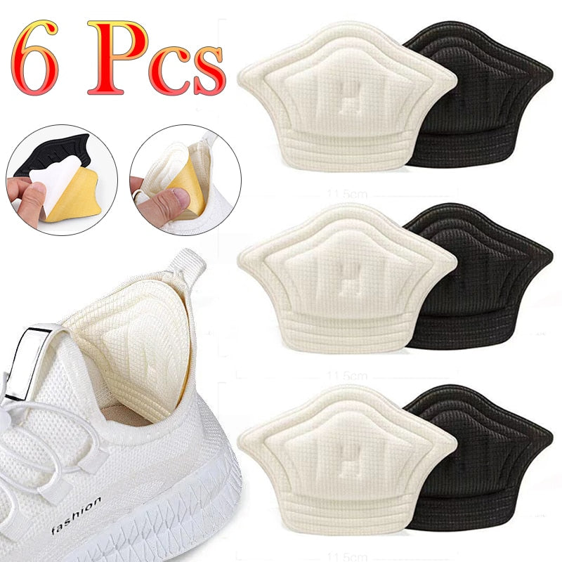 6pcs Insoles Patch Heel Pads for Sport Shoes Pain Relief Antiwear Feet Pad Adjustable Size Protector Back Sticker Cushion Insole 0 DailyAlertDeals