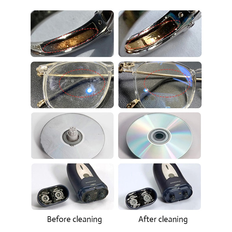 Ultrasonic Cleaner 30/50W Sonicator Bath 40Khz Degas for Watches Contact Lens Glasses Denture Teeth Electric Makeup Razor Ultrasonic Cleaner 30/50W DailyAlertDeals