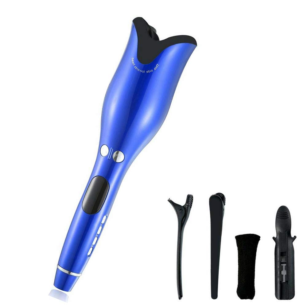 Auto Rotating Ceramic Hair Curler Automatic Curling Iron Styling Tool Hair Iron Curling Wand Air Spin and Curl Curler Hair Waver DailyAlertDeals China no box 2 US