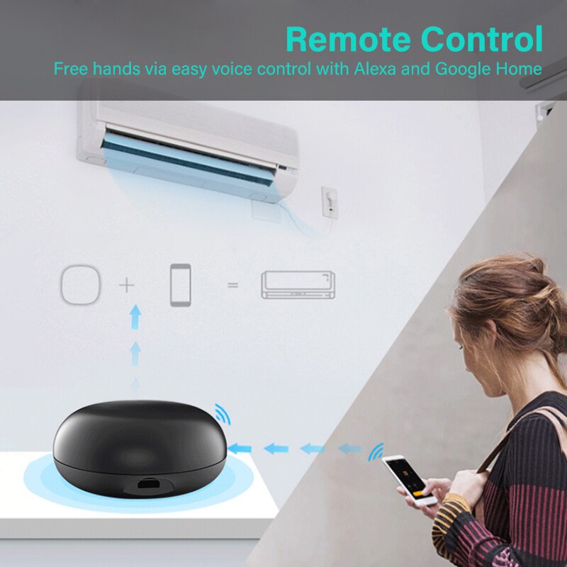 2022 Hot Sale Tuya WiFi IR Remote Control For Smart Home For TV Air Condition Works With Alexa Google Home 0 DailyAlertDeals