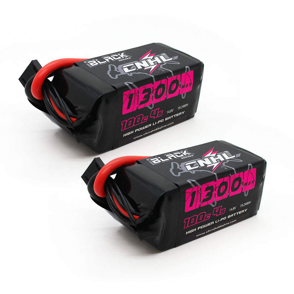 2PCS CNHL Lipo Battery 4S 6S 14.8V 22.2V 1100mAh 1200mah 1300mah 1500mah 100C With XT60 For RC FPV Quadcopter Drone Airplane 2PCS CNHL Lipo Battery DailyAlertDeals 4S 1300mah 100C 2pcs United States
