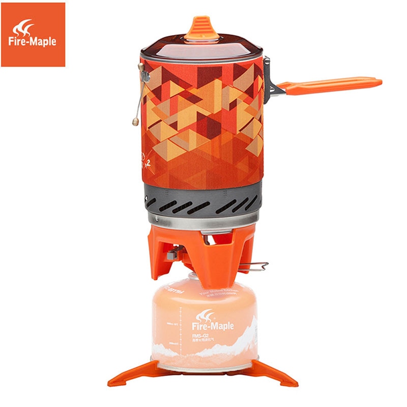 Fire Maple X2 Outdoor Gas Stove Burner Tourist Portable Cooking System With Heat Exchanger Pot FMS-X2 Camping Hiking Gas Cooker Portable Cooking Stoves DailyAlertDeals