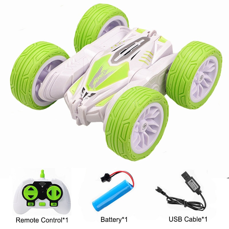 4WD RC Car 2.4G Radio Remote Control Car 1:24 Double Side RC Stunt Cars 360° Reversal Vehicle Model Toys For Children Boy RC Stunt Cars 360° Reversal Vehicle Model Toys For Children Boy DailyAlertDeals