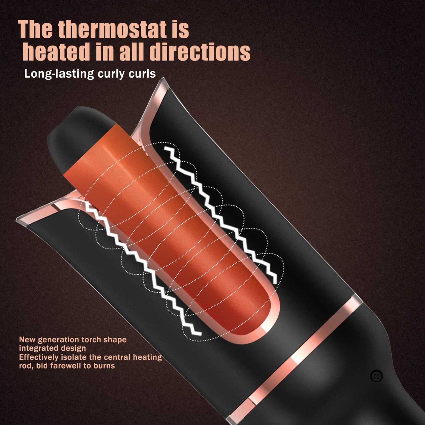 Auto Rotating Ceramic Hair Curler Automatic Curling Iron Styling Tool Hair Iron Curling Wand Air Spin and Curl Curler Hair Waver DailyAlertDeals