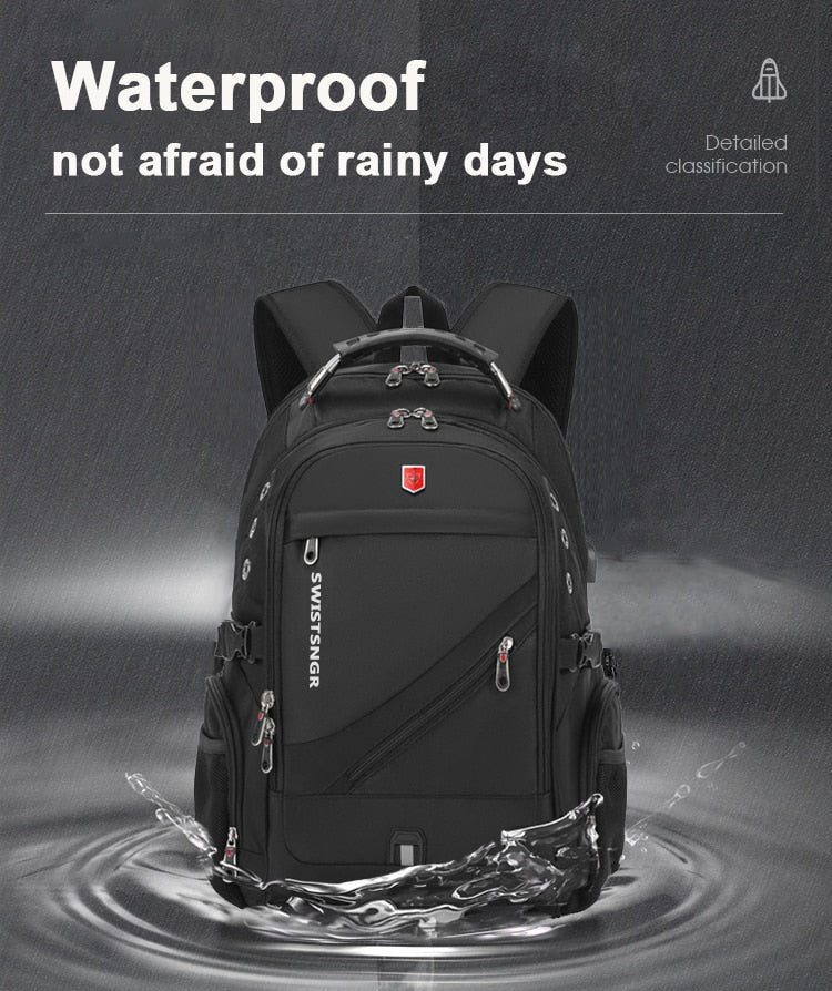 2023 Waterproof 17 Inch Laptop Backpack Men USB Charging Travel Backpack Women Oxford Rucksack Male Vintage School Bag Mochila 0 DailyAlertDeals