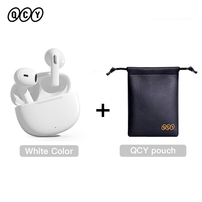 TWS Wireless Earphones Bluetooth 5.3 Earbuds 68ms Low Latency 13mm Driver HIFI Headphones 4 Mics+ENC HD Call Headsets TWS Wireless Earphones DailyAlertDeals T20 White Type 2 China
