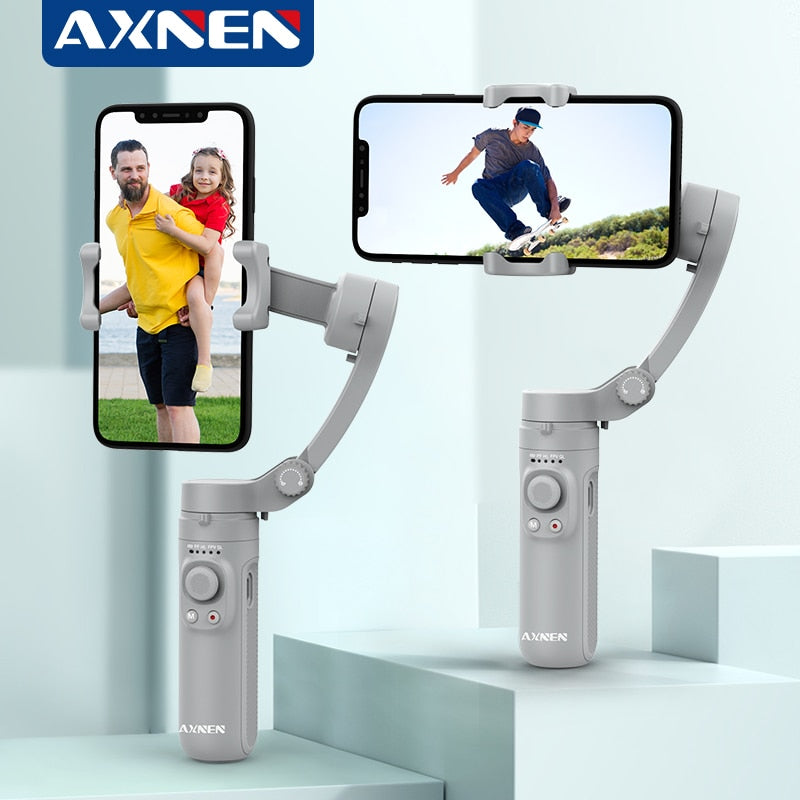3-Axis Foldable Smartphone Handheld Gimbal Cellphone Video Record Vlog Stabilizer for iPhone 13 Xiaomi Huawei Samsung camera stabilizers DailyAlertDeals