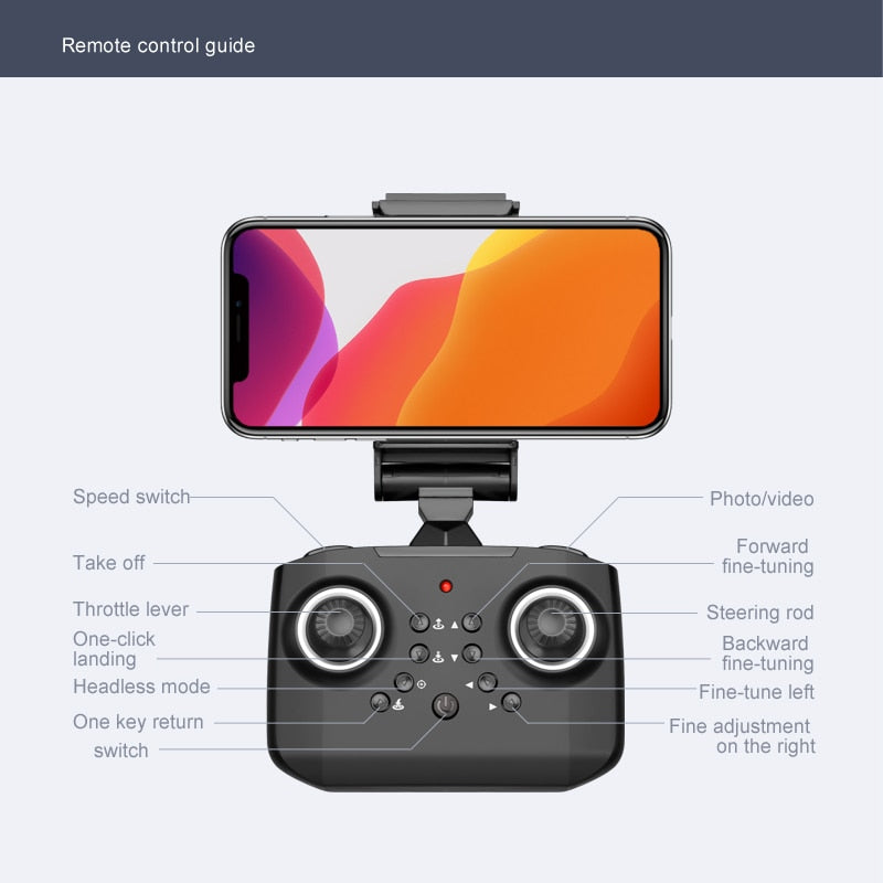XT6 Mini Drone 4K 1080P HD Camera WiFi Fpv Air Pressure Altitude Hold Foldable Quadcopter RC Dron Kid Toy Boys GIfts Mini Drone 4K 1080P HD Camera DailyAlertDeals
