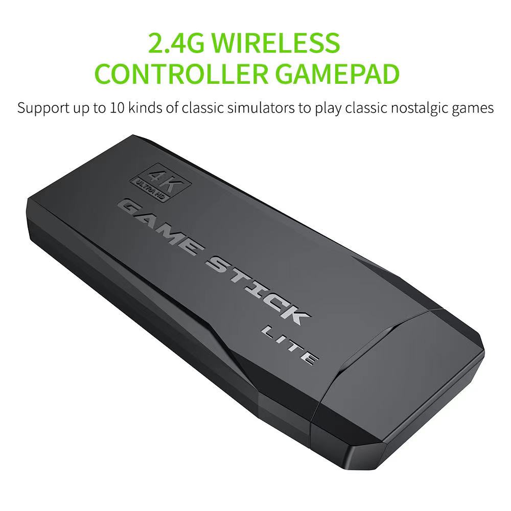 Video Game Console 2.4G Double Wireless Controller Game Stick 4K 10000 Games 64 32GB Retro Games for PS1/GBA Boy Christmas Gift Video Game Console Accessories DailyAlertDeals