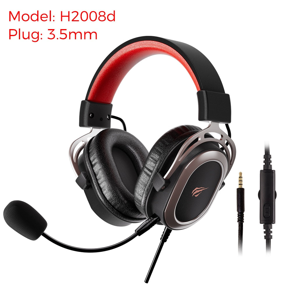 Gamer Headphones Wired Gaming Headset with 3.5mm Plug 50mm Drivers Surround Sound HD Mic for PS4 PS5 XBox PC Laptop Gaming headphones DailyAlertDeals 3.5mm Plug USA