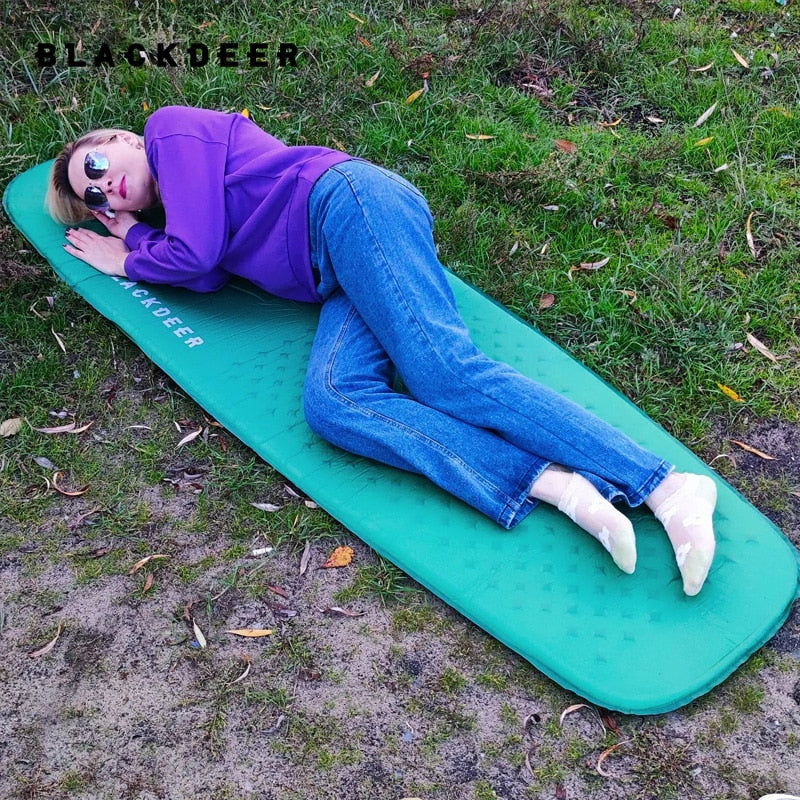 Outdoor Light Self-inflating Sleeping Pad Foam Ultra-light Mattress for Camping Hiking Backpacking inflatable mattress Sleeping Pad Foam DailyAlertDeals