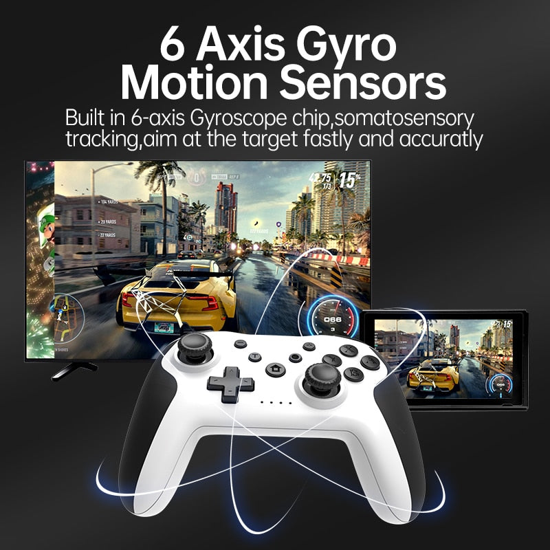 Original Wireless Controller Bluetooth For Nintendo Switch Pro PC PS3 Joystick Gamepad NFC Professional Lag-Free Gamepad BT Wireless Game Controller for Switch Pro DailyAlertDeals