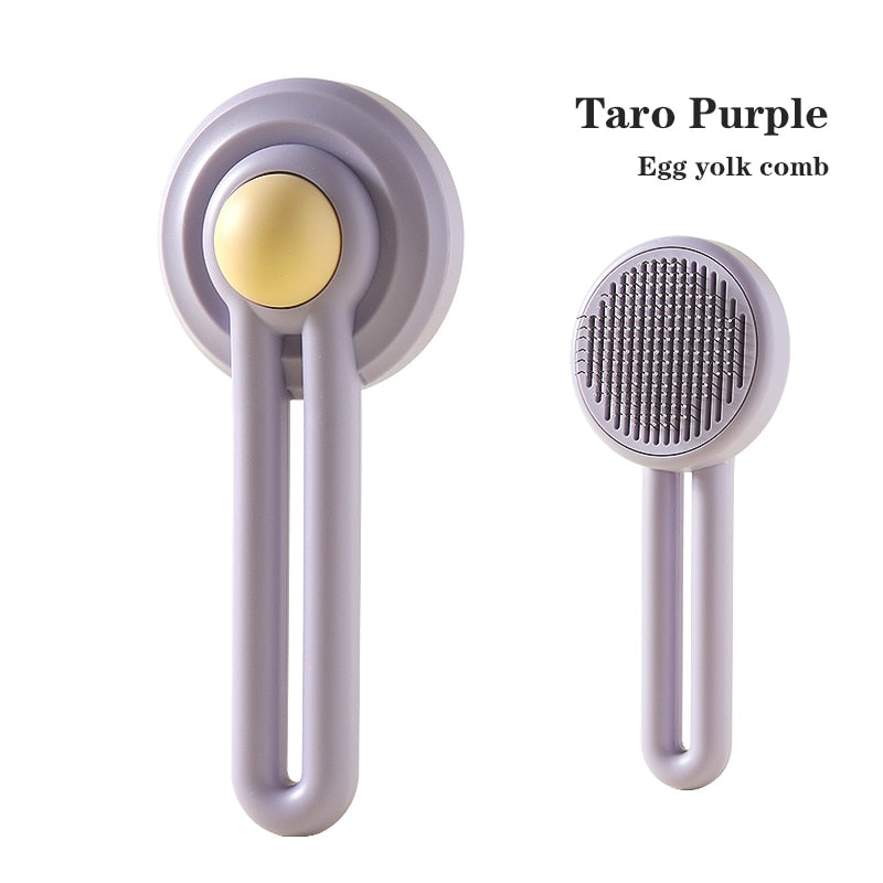 Kimpets Cat Comb Dog Hair Remover Brush Pet Grooming Slicker Needle Comb Removes Tangled Self Cleaning Pet Supplies Accessories 0 DailyAlertDeals Gurple