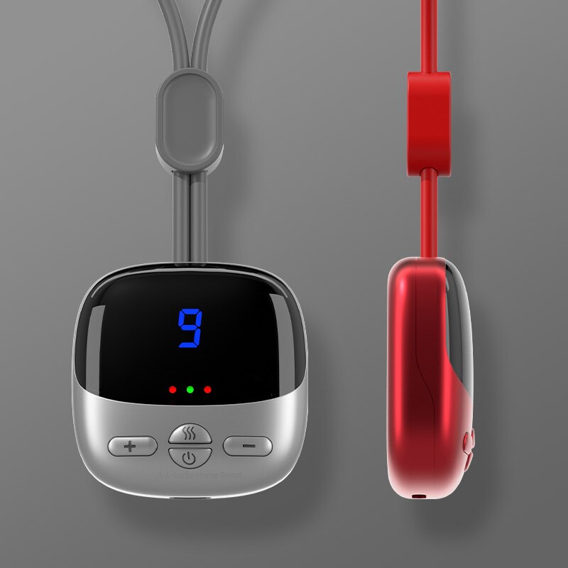 Smart Hanging Neck Protector Mijia Cervical Spine Massager Portable Mini Pulse Shoulder Cervical Massage Hot Compress Electric Massagers DailyAlertDeals