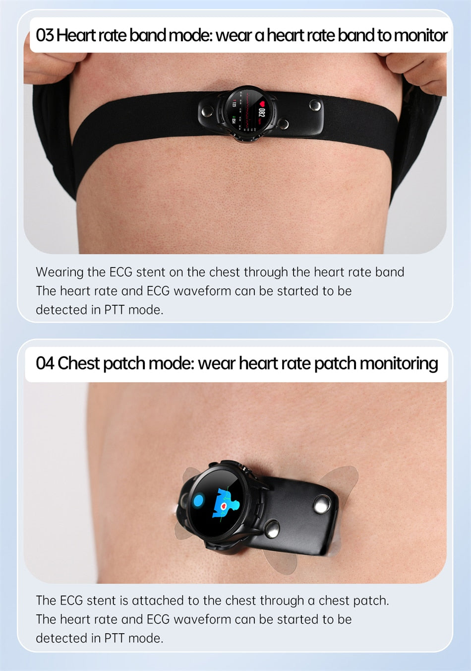 New ECG+PPG Smart Watch Men and Women with Health Fitness Tracker monitoring Sport Smartwatch ECG+PPG Smart Watch DailyAlertDeals