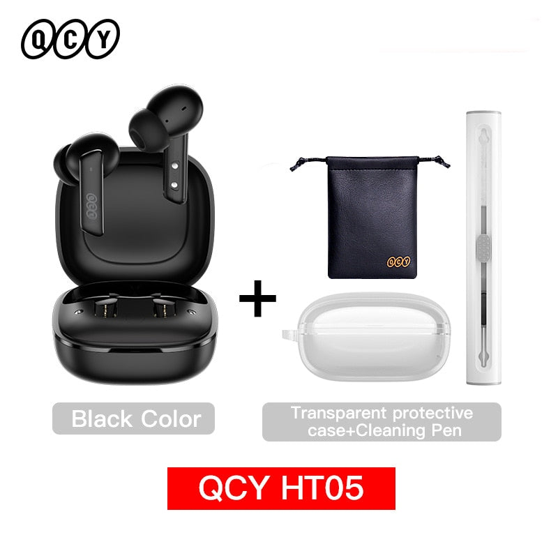 TWS Wireless Bluetooth Earphones handset Earbuds with Noise Cancelling Wireless Bluetooth 5.2 Headphones 6 Mic ENC HD Call TWS Earphones Wireless Bluetooth handset DailyAlertDeals Bla with Accessories USA
