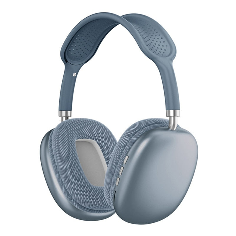 P9 Wireless Bluetooth Headphones With Mic Noise Cancelling Headsets Stereo Sound Earphones Sports Gaming Headphones Supports TF headphones DailyAlertDeals 1 blue