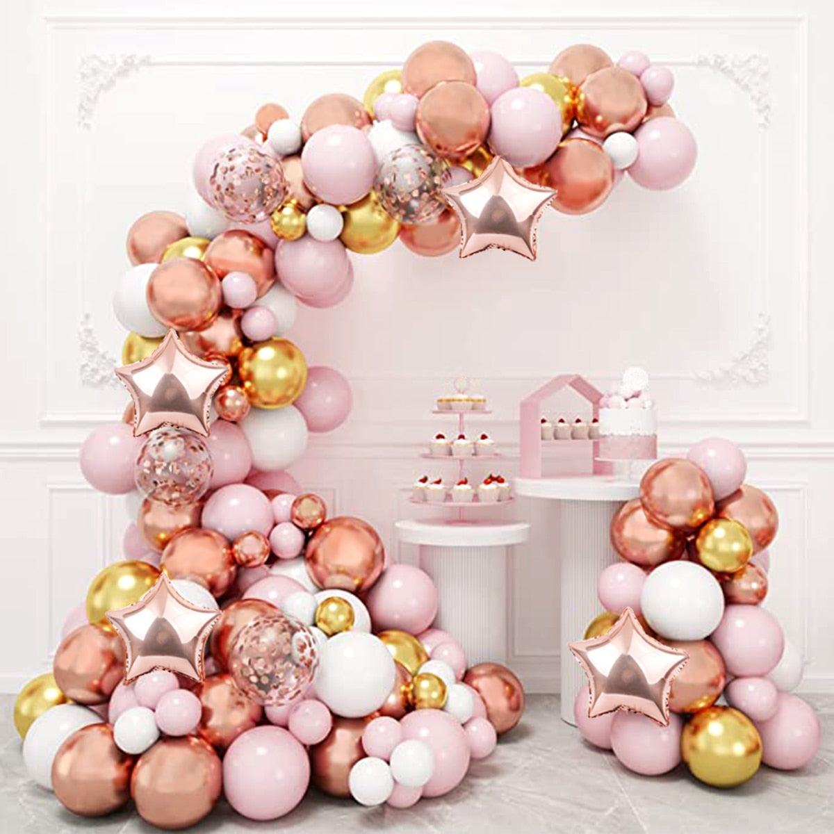 Macaron Balloon Garland Arch Kit 1st Birthday Party Decoration Kids Wedding Birthday Balloon baby shower Confetti Latex Baloon 0 DailyAlertDeals