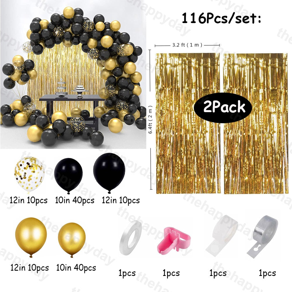 Christmas Balloon Arch Green Gold Red Box Candy Balloons Garland Cone Explosion Star Foil Balloons Christmas Decoration Party Christmas Balloons DailyAlertDeals 116pcs new year Other