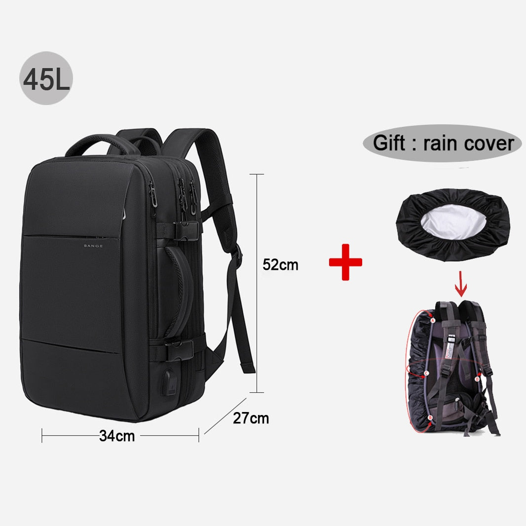 High Quality Brand 17.3 Laptop Backpack Large Waterproof School Backpacks USB Charging Men Business Travel Bag Big Backpack Man 0 DailyAlertDeals 45 L