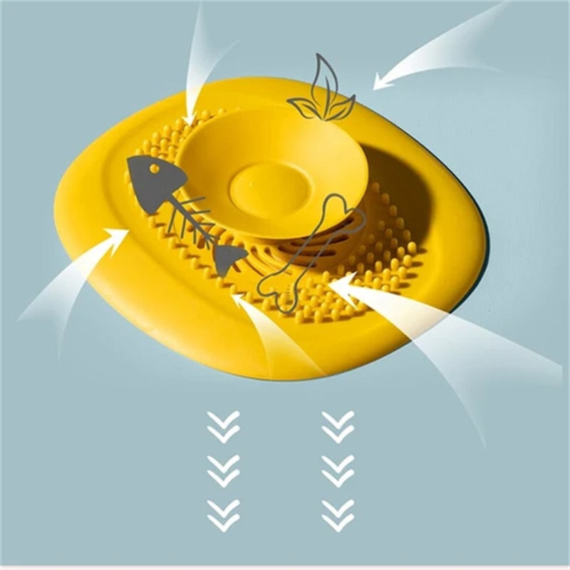 Bathroom Washbasin Drain Hair Catcher Irregular Pattern Bath Stopper Plug Sink Strainer Filter Kitchen Accessory Dropshipping 0 DailyAlertDeals