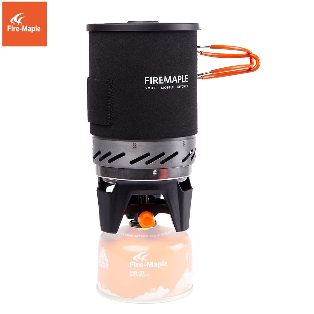 Fire Maple Star X1 Camping Stoves Outdoor Hiking Cooking System With Stove Heat Exchanger Pot Bowl Portable Gas Burners FMS-X1 Camping Stoves DailyAlertDeals