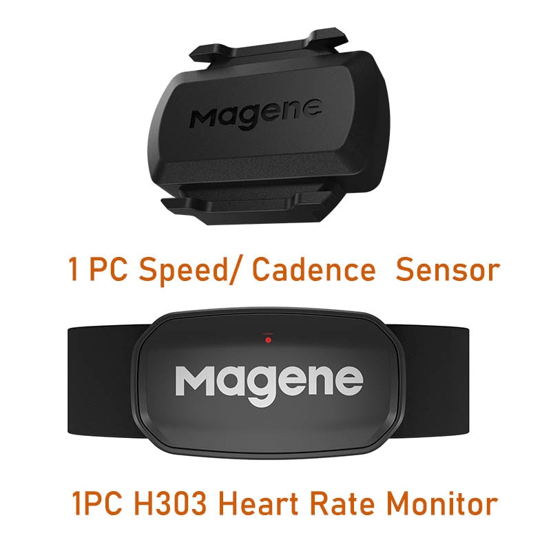 Magene S3+ Speed Cadence Sensor ANT Bluetooth Computer Speedmeter Dual Sensor Bike Accessories Compatible with WahooOnelap Zwift 0 DailyAlertDeals S3 and H303 Sensor