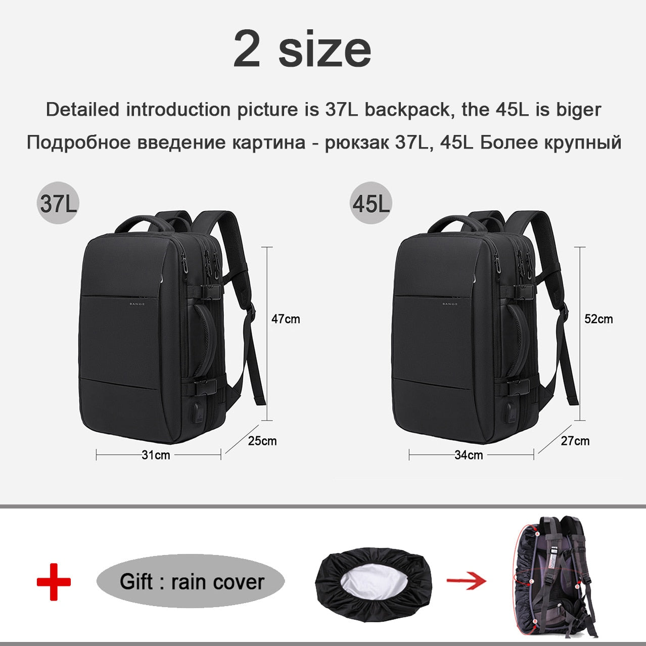 High Quality Brand 17.3 Laptop Backpack Large Waterproof School Backpacks USB Charging Men Business Travel Bag Big Backpack Man 0 DailyAlertDeals