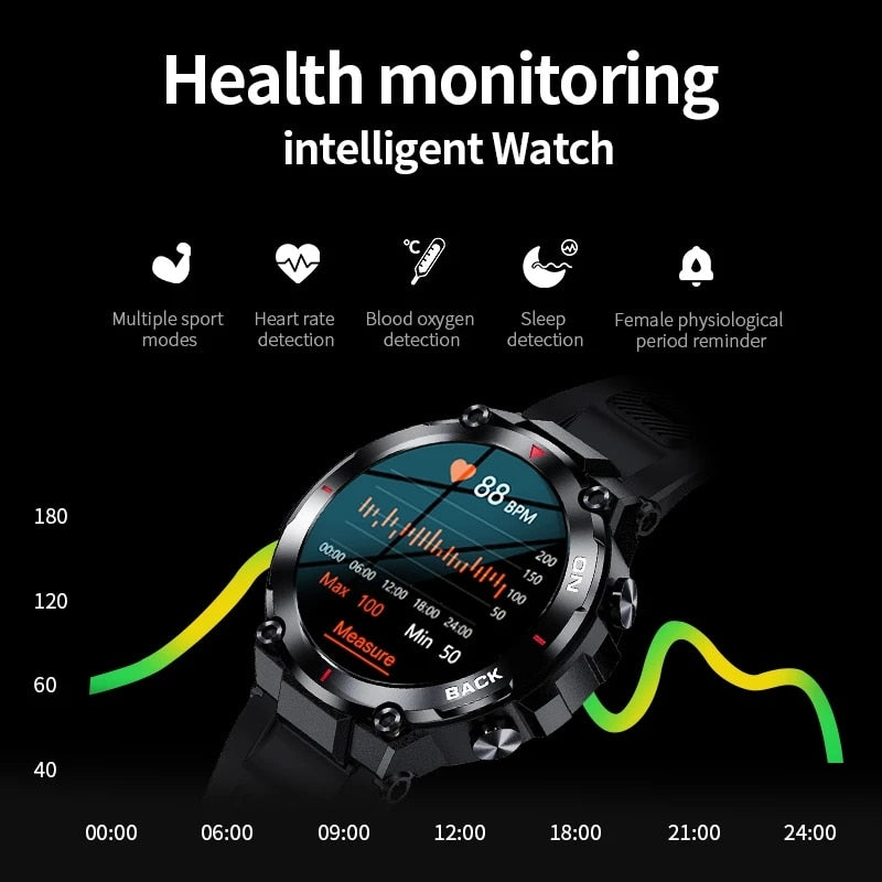 LIGE GPS New Smart Watch Men 480mAh Bracelet Sports Fitness Outdoors Watch IP68 Waterproof Smart Clock Call Reminder Smartwatch smart watch DailyAlertDeals