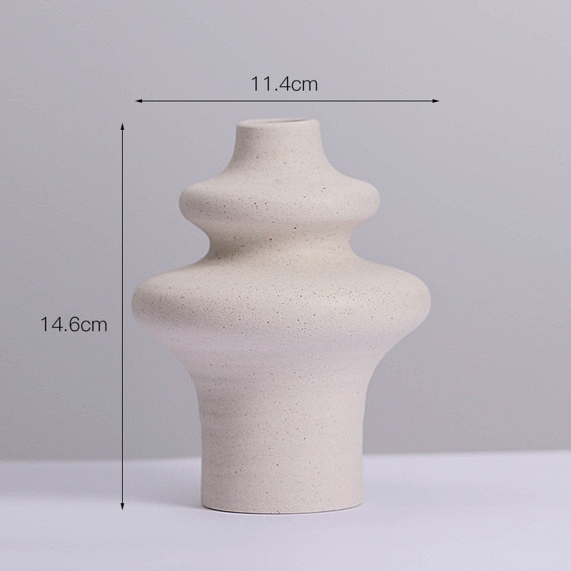 Vases Ceramic Vase Home Decor Nordic Room Decor Modern Wedding Decoration Accessories Desktop Art Decorations Dropshipping 0 DailyAlertDeals A-2