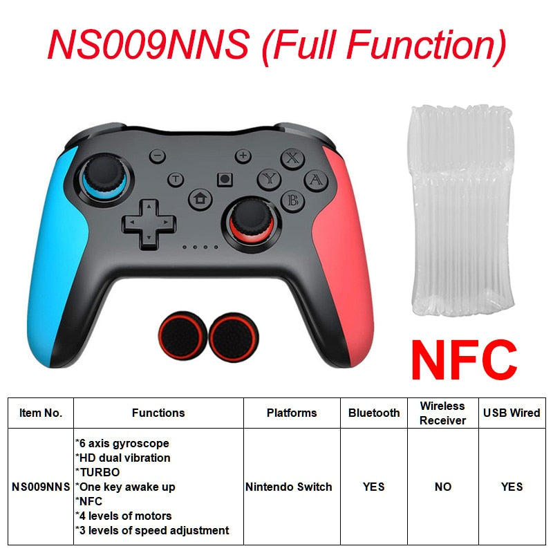Original Wireless Controller Bluetooth For Nintendo Switch Pro PC PS3 Joystick Gamepad NFC Professional Lag-Free Gamepad BT Wireless Game Controller for Switch Pro DailyAlertDeals NS009NNS 1 China 1 PCS