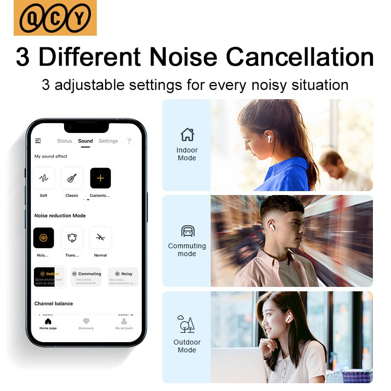 TWS Wireless Bluetooth Earphones handset Earbuds with Noise Cancelling Wireless Bluetooth 5.2 Headphones 6 Mic ENC HD Call TWS Earphones Wireless Bluetooth handset DailyAlertDeals