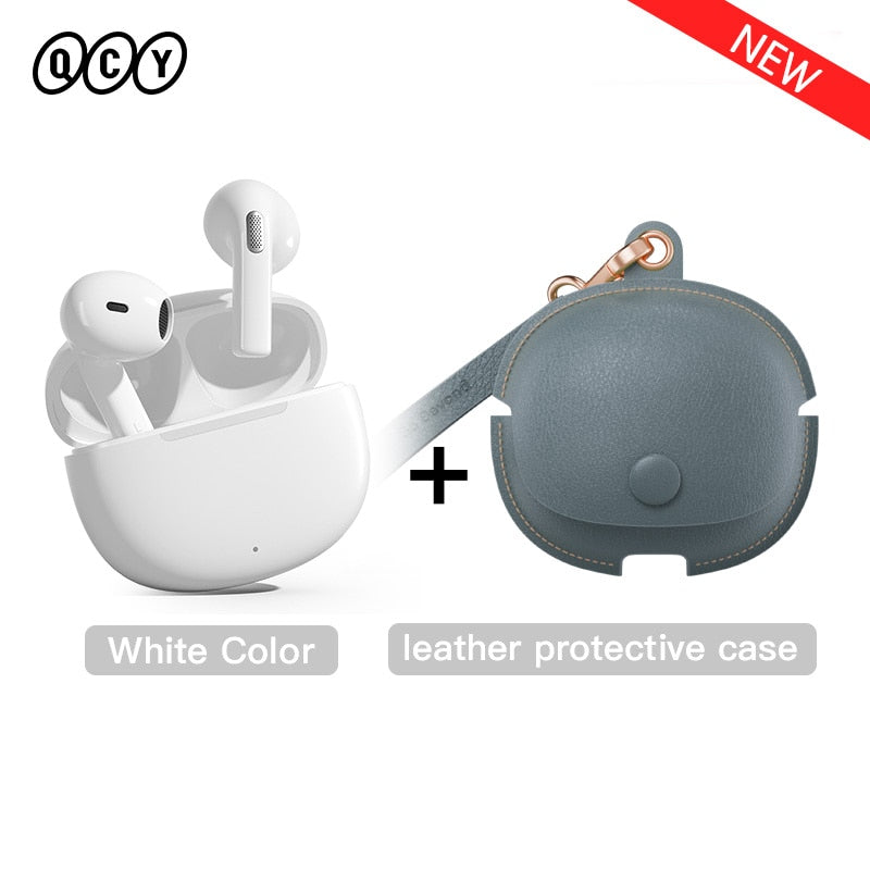 TWS Wireless Earphones Bluetooth 5.3 Earbuds 68ms Low Latency 13mm Driver HIFI Headphones 4 Mics+ENC HD Call Headsets TWS Wireless Earphones DailyAlertDeals T20 White Type 3 China