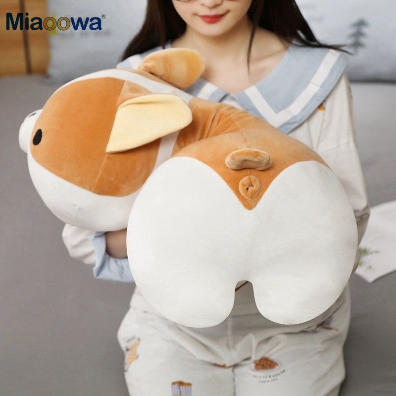 Corgi Plush Dog Teddy Bear Toys Stuffed Animal Puppy Plush Dog Pillow Soft Lovely Doll Kawaii Christmas Gift for Kids Corgi plush dog teddy bear toy DailyAlertDeals